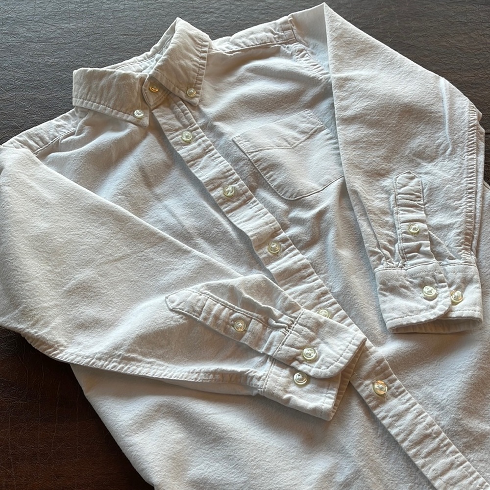 Children’s Place | White Button Down Shirt sz S (5/6)